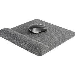 Allsop® Premium Plush Memory Foam Wrist Rest, Mousepad, 1-7/8