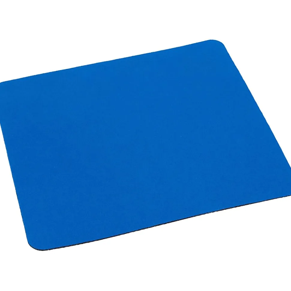 Allsop® Soft Cloth Mouse Pad, 8" x 8-3/4", Blue, 28228