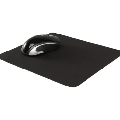 AllsopĀ® Soft Cloth Mouse Pad, 8" x 8.75", Black, 28229