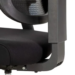 ALPHA HOME Adjustable Ergonomic Mesh High-Back Office Task Chair, Black