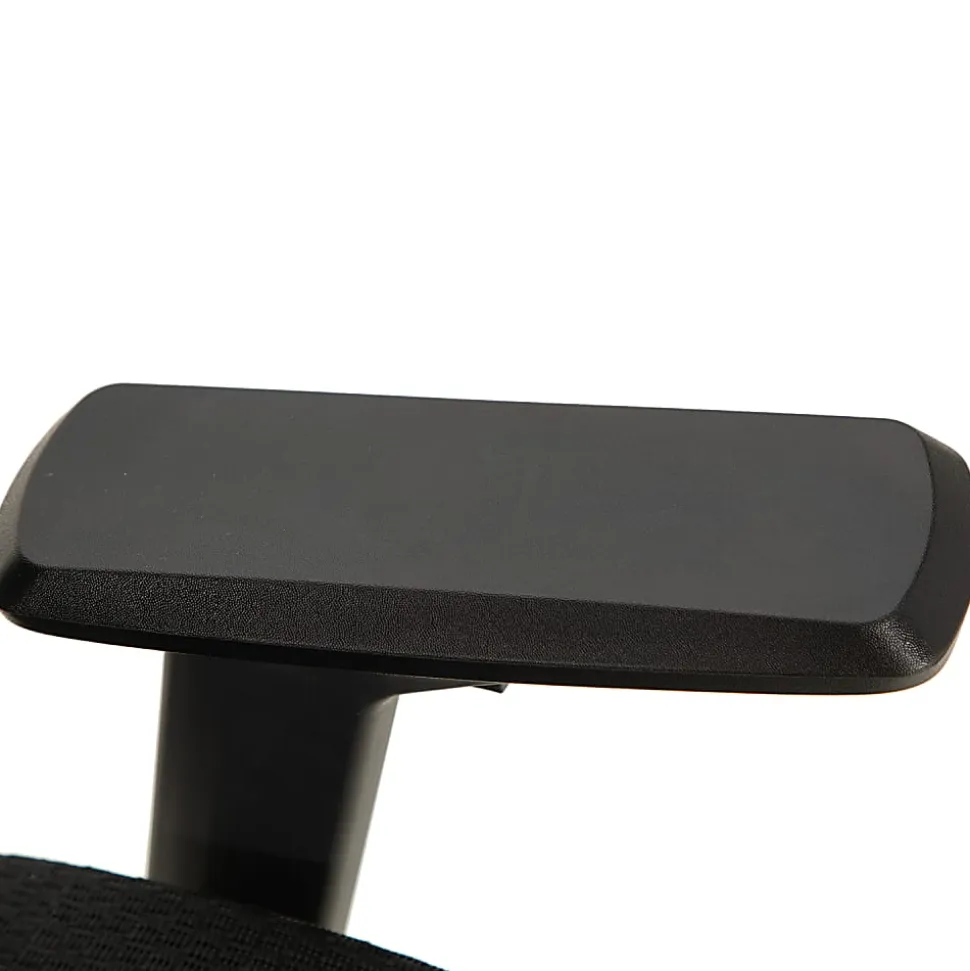 ALPHA HOME Ergonomic Mesh High-Back Office Task Chair With Retractable Footrest, Black