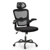 ALPHA HOME Ergonomic Mesh High-Back Task Chair, Black