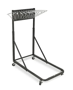 Alpine AdirOffice Blueprint Vertical File Rolling Stand, 46”H x 27”W x 28-1/2”D, Black