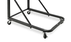 Alpine AdirOffice Blueprint Vertical File Rolling Stand, 46”H x 27”W x 28-1/2”D, Black