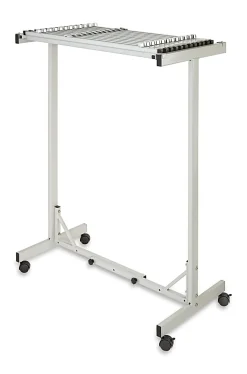 Alpine AdirOffice Expandable Blueprint Mobile Plan Center, 51”H x 29”W x 20-1/2”D, Gray