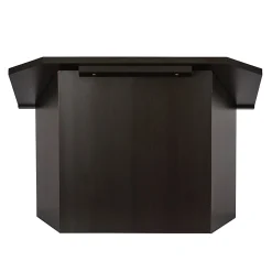 Alpine AdirOffice Foldable Tabletop Podium Lectern, 19”H x 27”W x 16”D, Black
