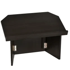 Alpine AdirOffice Foldable Tabletop Podium Lectern, 19”H x 27”W x 16”D, Black