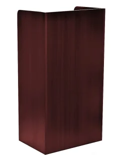 Alpine AdirOffice Hostess Floor Stand With Wheels, 46”H x 22-1/2”W x 16-9/16”D, Mahogany