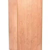 Alpine AdirOffice Mobile Presentation Floor Lectern Stand With Shelves, 46”H x 24”W x 17”D, Medium Oak