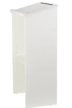 Alpine AdirOffice Stand-Up Floor Podium Lectern, 45-13/16”H x 23”W x 15”D, White