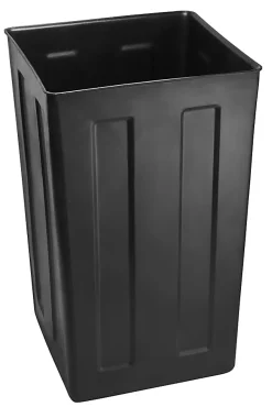 Alpine All-Weather 40-Gallon Outdoor Commercial Trash Can, With Lid, Stone