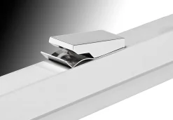 Alpine Aluminum AdirOffice 42” Hanging Clamps, 2-9/16” x 43-15/16”, Silver, Pack Of 6 Clamps