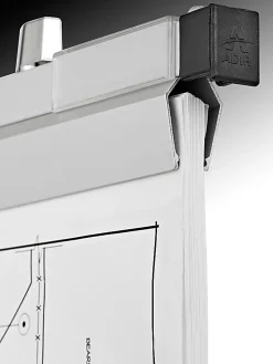Alpine Aluminum AdirOffice 42” Hanging Clamps, 2-9/16” x 43-15/16”, Silver, Pack Of 6 Clamps