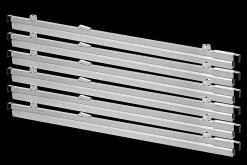 Alpine Aluminum AdirOffice 18” Hanging Clamps, 2-9/16” x 19-15/16”, Silver, Pack Of 6 Clamps