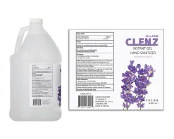 Alpine Industries Commercial Gel Hand Sanitizer, Lavender Scent, 1 Gallon (128 Oz), 4 Pack