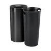 Alpine Industries Stainless Steel, Indoor Trash Can, 27 gallons, Black, 2/Pack (475-27L-BLK)