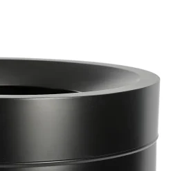 Alpine Industries Stainless Steel, Indoor Trash Can, 27 gallons, Black, 2/Pack (475-27L-BLK)