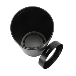 Alpine Industries Stainless Steel, Indoor Trash Can, 27 gallons, Black, 2/Pack (475-27L-BLK)