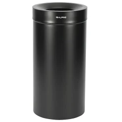 Alpine Industries Stainless Steel, Indoor Trash Can, 27 gallons, Black, 2/Pack (475-27L-BLK)