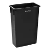 Alpine Industries Waste Basket Commercial Trash Cans, 23 Gallons, Black, Pack Of 3 Cans