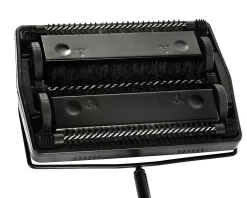 Alpine Manual Triple Brush Floor And Carpet Sweepers, Black, Pack Of 2 Sweepers