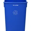 Alpine Slim Recycle Bin, 23 Gallon, Blue