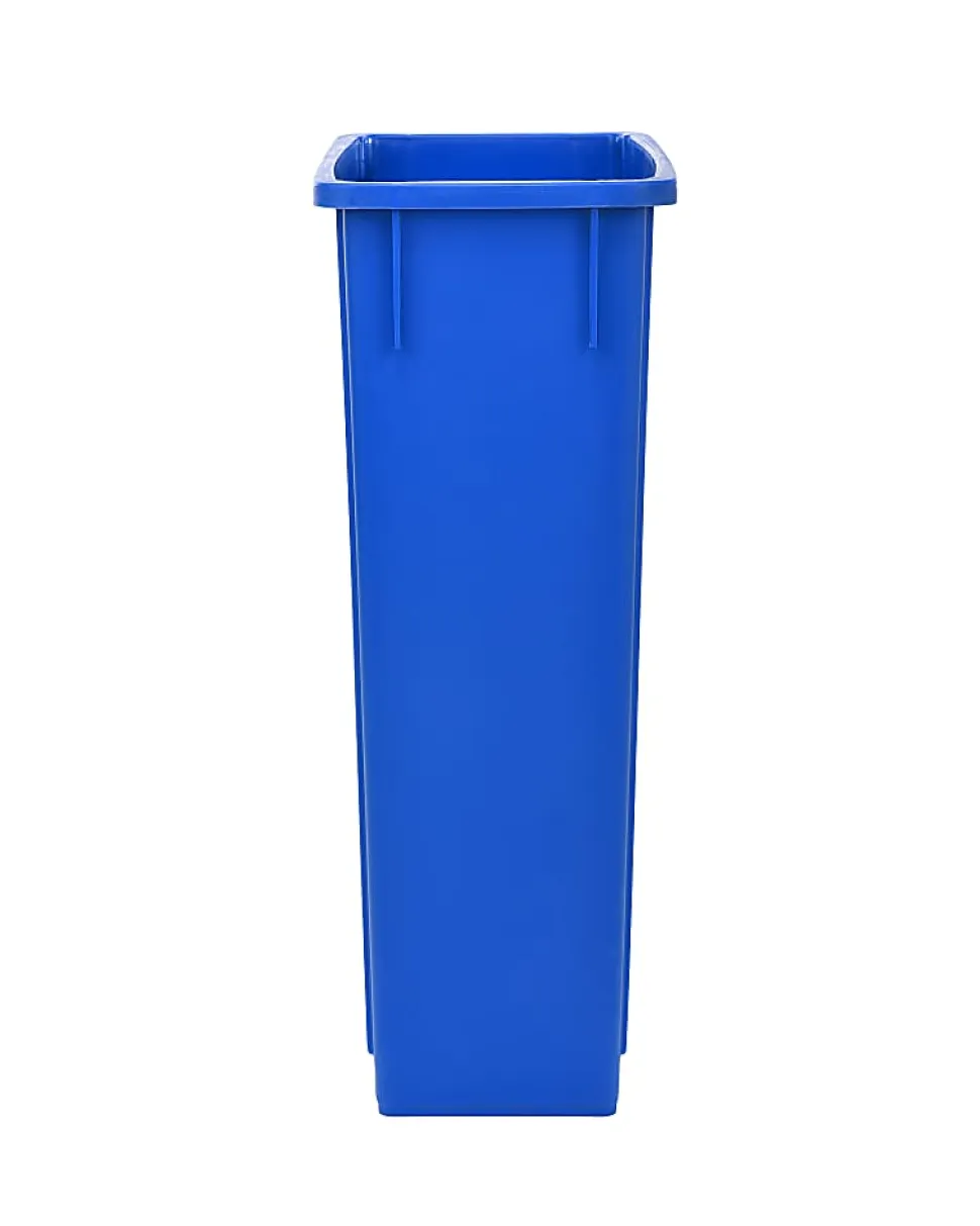 Alpine Slim Recycle Bin, 23 Gallon, Blue