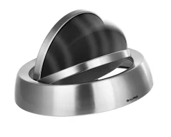Alpine Stainless Steel Trash Can, 17 Gallon, Swing Lid, Stainless Steel
