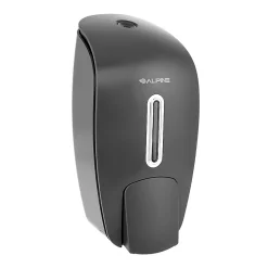 Alpine Wall-Mounted Hand Soap Dispensers, 9-5/8"H x 4-5/8"W x 4-1/8"D, Gray, Pack Of 2 Dispensers