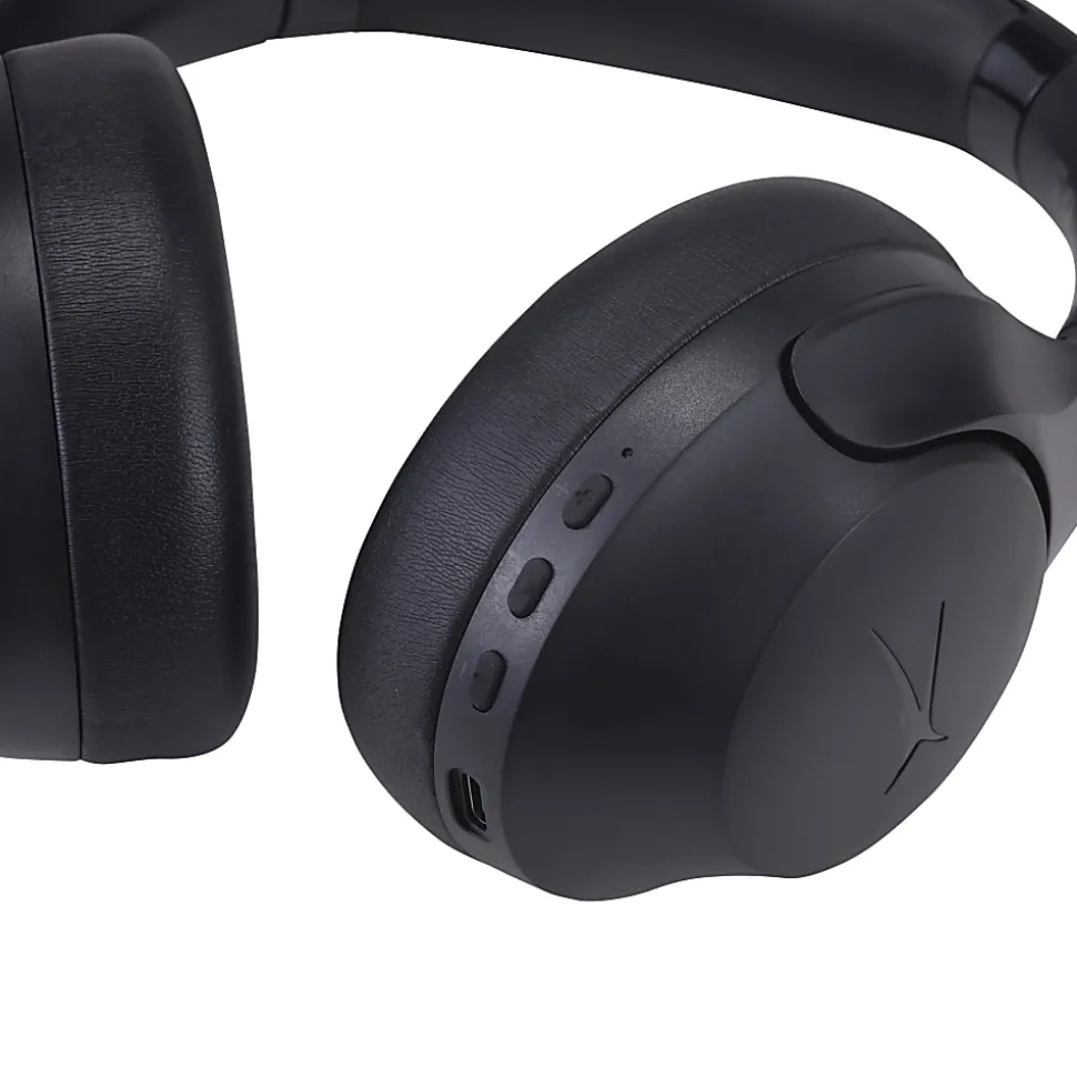 Altec Lansing ComfortQ 2.0 Hybrid ANC Wireless Headphones, Black, MZX772