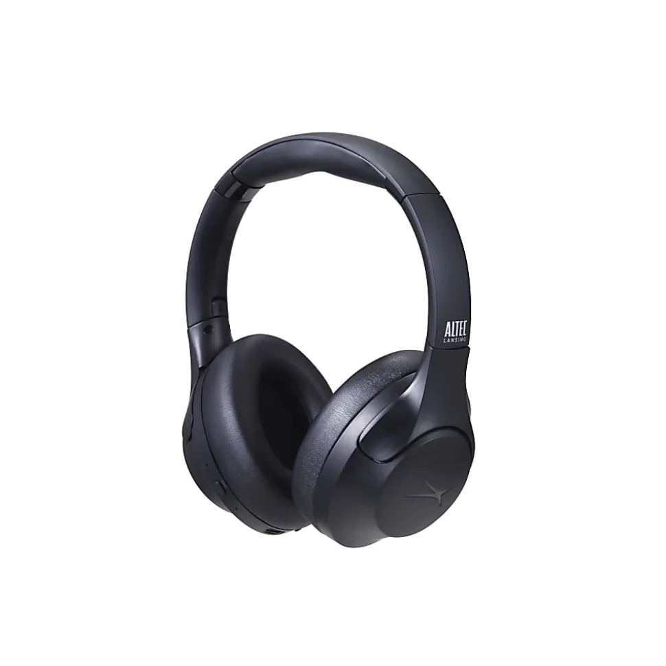 Altec Lansing ComfortQ 2.0 Hybrid ANC Wireless Headphones, Black, MZX772