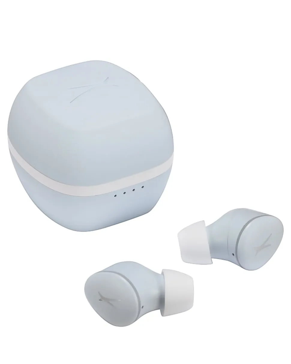 Altec Lansing NanoBuds 3.0 Earbuds, Light Blue, MZX-5001