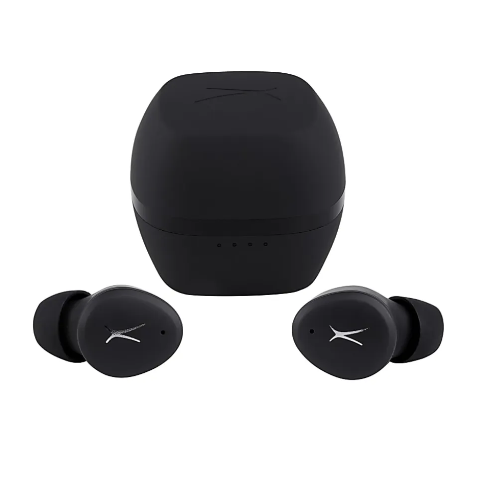 Altec Lansing NanoBuds 3.0 Earbuds, Black, MZX-5001