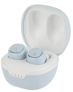 Altec Lansing NanoBuds 2.0 Truly Wireless Earbuds, Light Blue