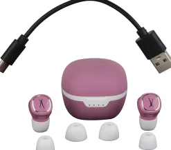 Altec Lansing NanoBuds 2.0 Truly Wireless Earbuds, Purple