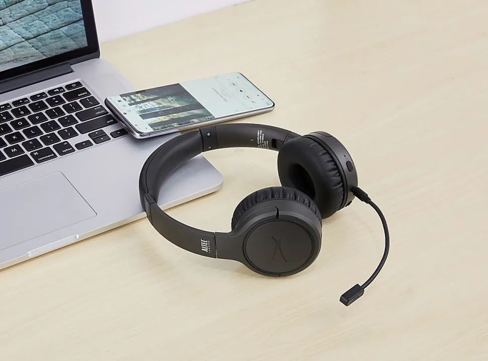 Altec Lansing NanoPhones ANC Wireless Headphones, Gray