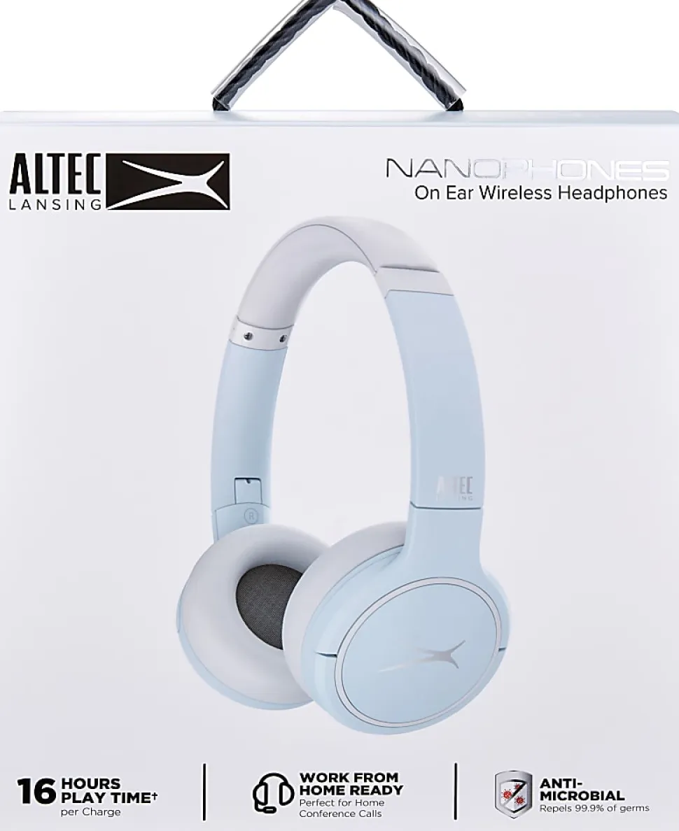 Altec Lansing NanoPhones, Ice Blue, MZX5500-ICY