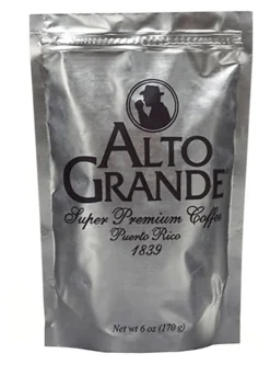Alto Grande Ground Coffee, Medium-Dark Roast, Catedrático, 6 Oz Per Bag