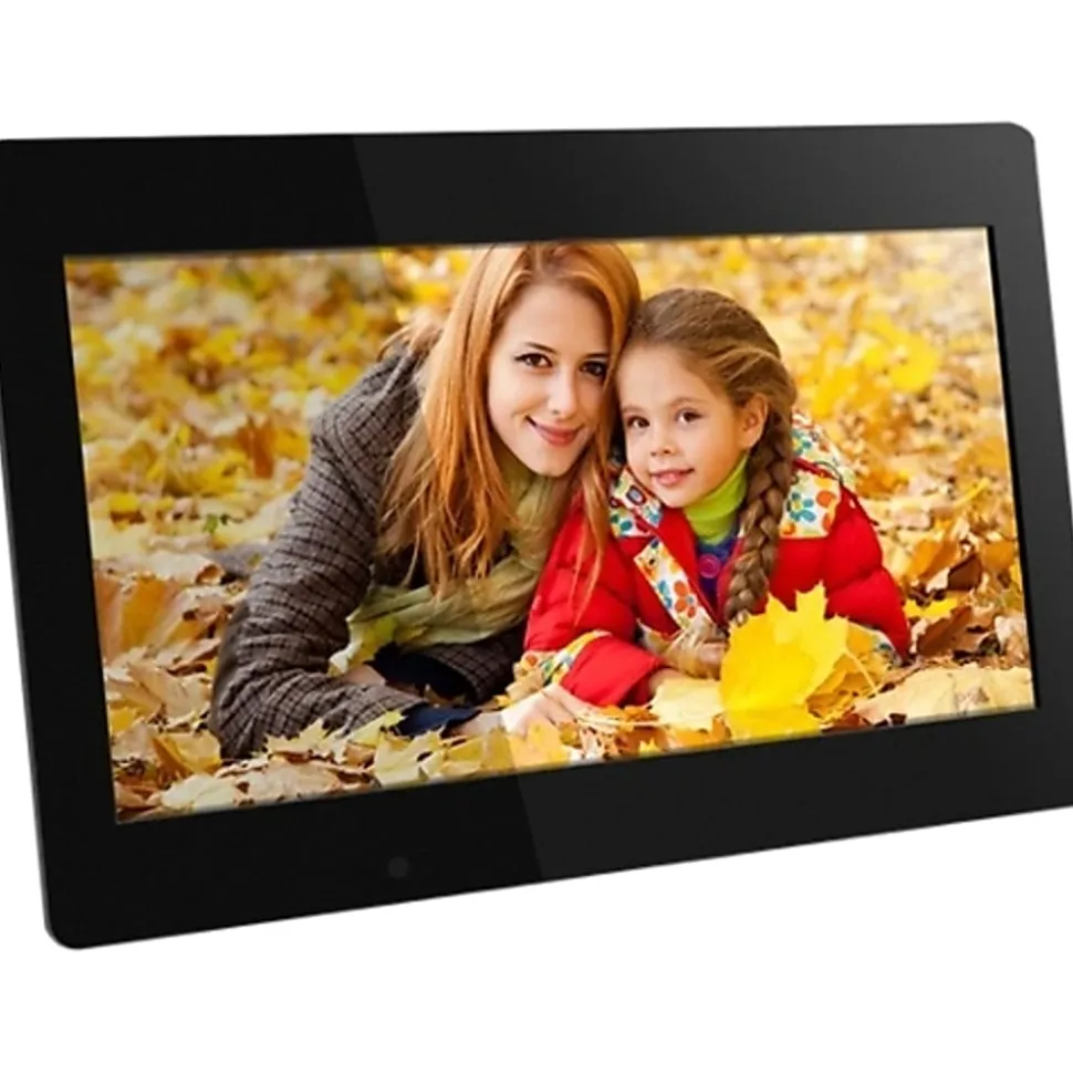 Aluratek ADMPF118F 18.5" Digital Photo Frame, 18.75"H x 1.25"W x 12.75"D, Black