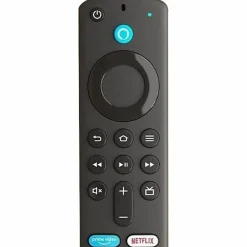 Amazon Alexa Voice Remote (3rd Gen) - For TV, Sound Bar Speaker, Receiver - Bluetooth - Alkaline Battery - Black