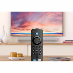 Amazon Alexa Voice Remote (3rd Gen) - For TV, Sound Bar Speaker, Receiver - Bluetooth - Alkaline Battery - Black