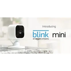 Amazon Blink Mini Network Security Cameras, White, Pack of 2