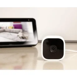 Amazon Blink Mini Network Security Cameras, White, Pack of 2