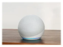 Amazon Echo Dot (5th Generation) - Smart speaker - Wi-Fi, Bluetooth - App-controlled - glacier white