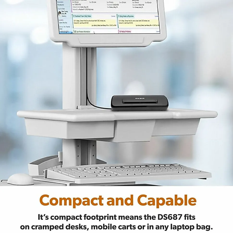 Ambir Technology DS687-AS Duplex Card Scanner