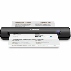 Ambir TravelScan Pro Portable Document Scanner - 48 bit Color - 8 bit Grayscale - 600 dpi - USB
