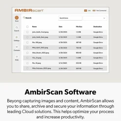 Ambir TravelScan Pro Portable Document Scanner - 48 bit Color - 8 bit Grayscale - 600 dpi - USB