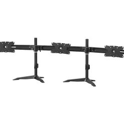 Amer Display Stand - Up to 32" Screen Support - 66.14 lb Load Capacity - 19.84"x66.77"- Desktop - Aluminum Alloy, Steel, Plastic - AMR3S32
