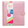 American Crafts Damask Love Colorfun Planner, 8-1/2" x 9-1/2", Pink Glitter, 356266