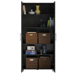Ameriwood™ Home Camberly 36"W Utility Storage Cabinet, Black